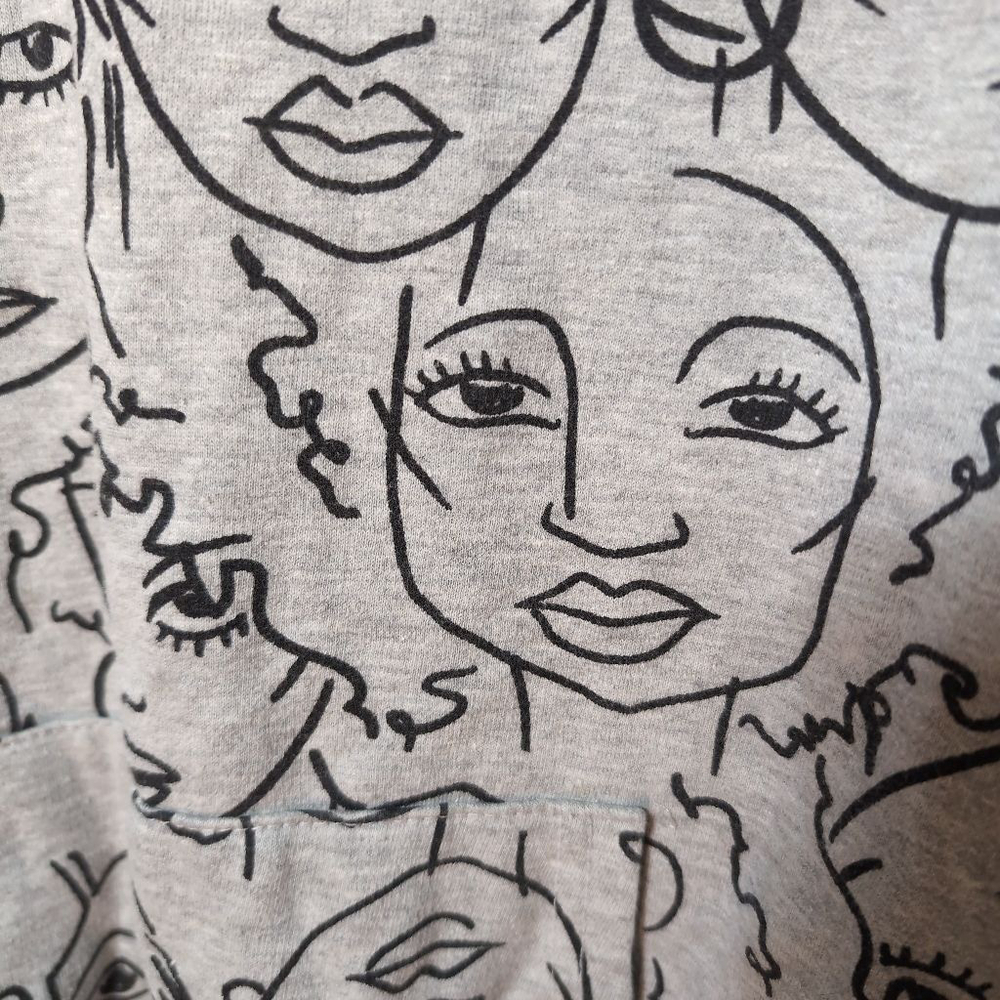 Maya Angelo Caged Bird Legacy Yourh Graphic Hoodie, Size M (7-9) - Picture 3 of 5